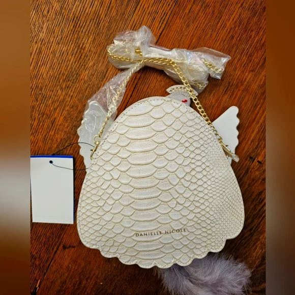 NWT Danielle Nicole Disney Plumette Duster Crossbody Beauty and the Beast - Picture 2 of 4